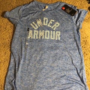 Blue under armour short sleeve